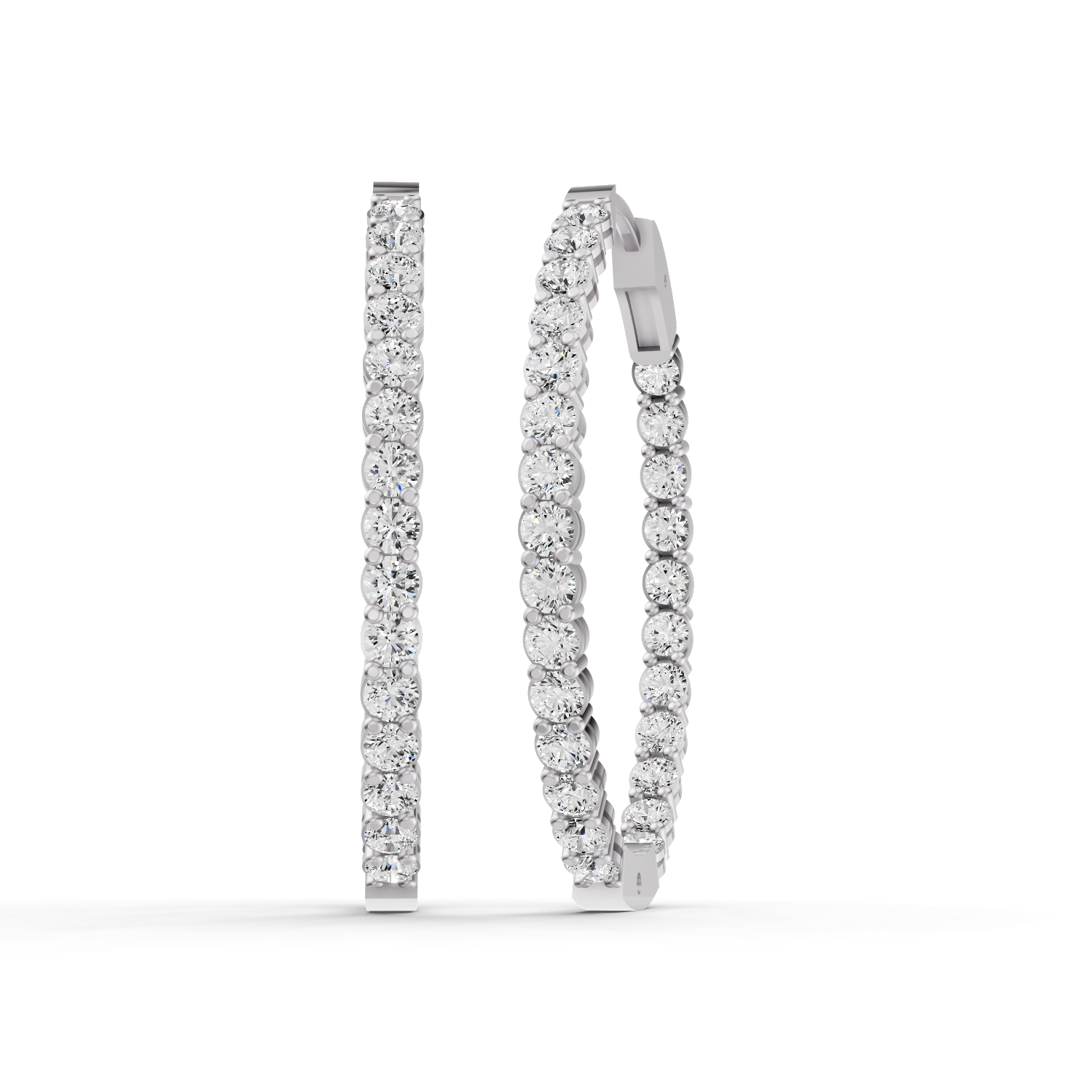 Inside Out Hoop Earrings