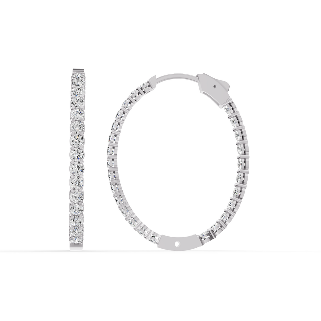 Inside Out Hoop Earrings