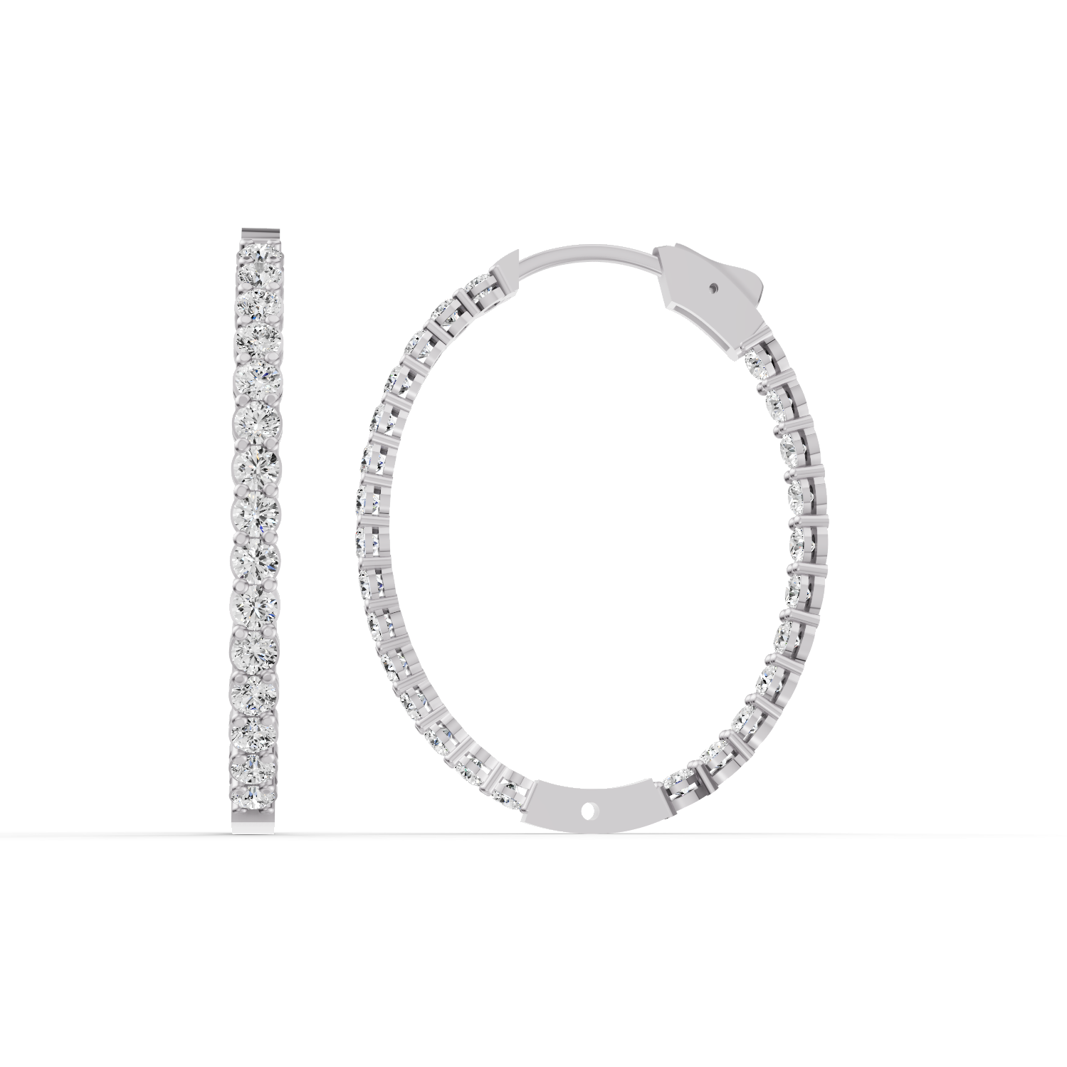 Inside Out Hoop Earrings